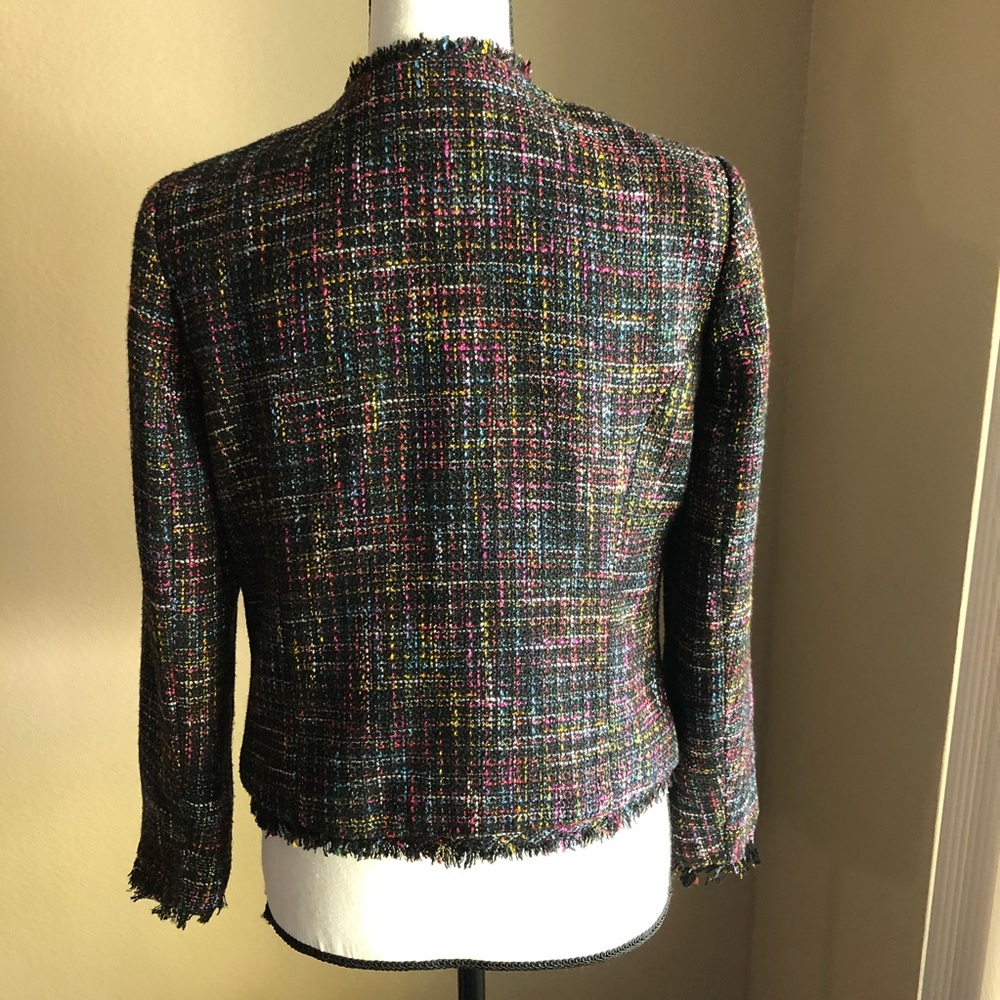 Women's Multicolor Tweed Jacket - Picture 2 of 7